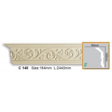 Полиуретановый карниз C 140
